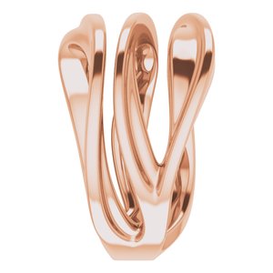 14K Rose Negative Space Ring - BN & CO JEWELRY
