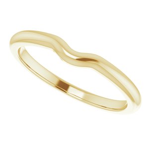14K Yellow Band for 6 mm Round Ring - BN & CO JEWELRY
