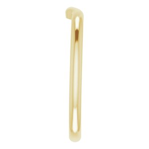 14K Yellow Band for 6 mm Round Ring - BN & CO JEWELRY