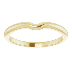 14K Yellow Band for 6 mm Round Ring - BN & CO JEWELRY