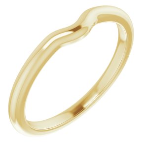 14K Yellow Band for 6 mm Round Ring - BN & CO JEWELRY
