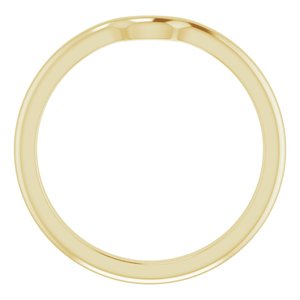14K Yellow Band for 6 mm Round Ring - BN & CO JEWELRY