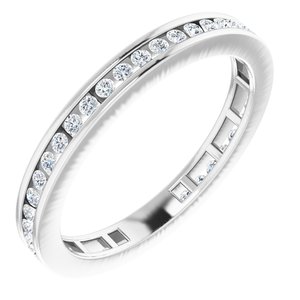 14K White 3/8 CTW Diamond Stackable Ring - BN & CO JEWELRY