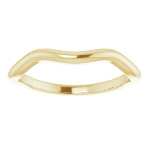 14K Yellow Band for 6x3 mm Marquise Ring - BN & CO JEWELRY