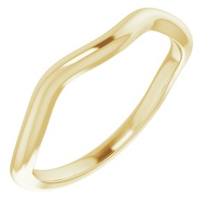14K Yellow Band for 6x3 mm Marquise Ring - BN & CO JEWELRY