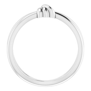 14K White Knot Ring - BN & CO JEWELRY