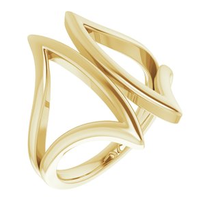 14K Yellow Freeform Ring Size 7 - BN & CO JEWELRY