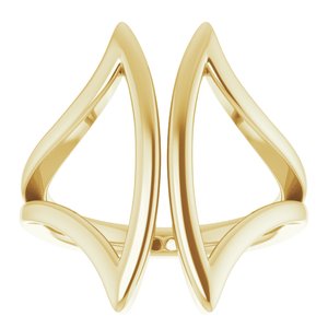 14K Yellow Freeform Ring Size 7 - BN & CO JEWELRY