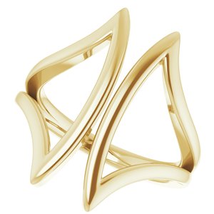 14K Yellow Freeform Ring Size 7 - BN & CO JEWELRY