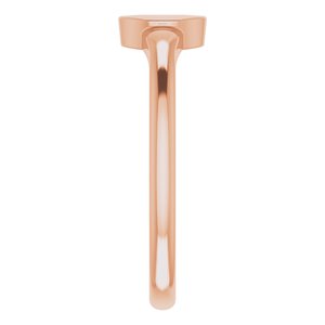 14K Rose .05 CT Diamond Signet Ring - BN & CO JEWELRY