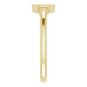 14K Yellow .05 CT Diamond Signet Ring - BN & CO JEWELRY