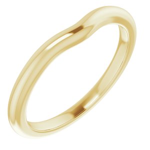 14K Yellow Band for 5.2 mm Round Ring - BN & CO JEWELRY