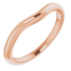 14K Rose Band for 6 mm Cushion Ring - BN & CO JEWELRY