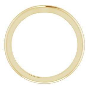 14K Yellow Band for 5.2 mm Round Ring - BN & CO JEWELRY