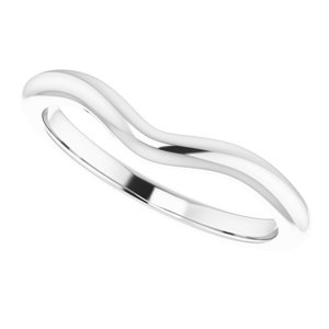 Sterling Silver Band for 8x6 mm Oval Ring - BN & CO JEWELRY