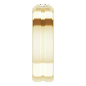 14K Yellow 2.5 mm Round 1/5 CTW Diamond Ring - BN & CO JEWELRY