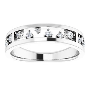 Sterling Silver 1/5 CTW Diamond Stackable Ring - BN & CO JEWELRY