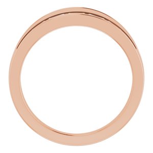 14K Rose 1/3 CTW Diamond Negative Space Ring - BN & CO JEWELRY