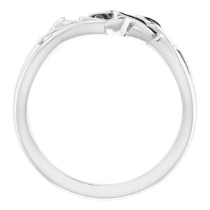 Platinum Intertwined Leaf Ring - BN & CO JEWELRY