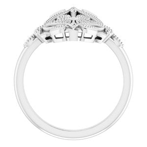 Sterling Silver Vintage-Inspired Ring - BN & CO JEWELRY