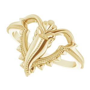 14K Yellow Ganesha Ring - BN & CO JEWELRY