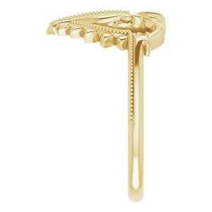 14K Yellow Ganesha Ring - BN & CO JEWELRY