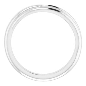 14K White 5.5 mm Freeform Ring - BN & CO JEWELRY