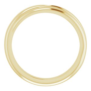 14K Yellow 5.5 mm Freeform Ring - BN & CO JEWELRY