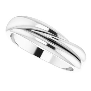 14K White 5.5 mm Freeform Ring - BN & CO JEWELRY
