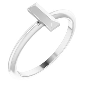 Sterling Silver Stackable Bar Ring - BN & CO JEWELRY