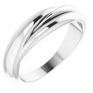 14K White 5.5 mm Freeform Ring - BN & CO JEWELRY