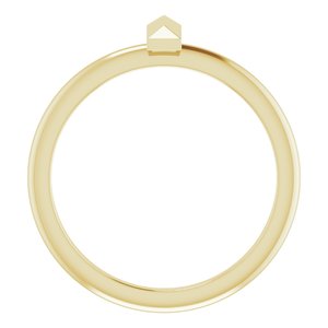 14K Yellow Stackable Bar Ring - BN & CO JEWELRY