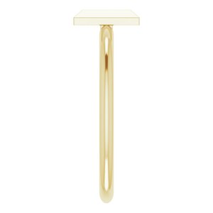 14K Yellow Stackable Bar Ring - BN & CO JEWELRY