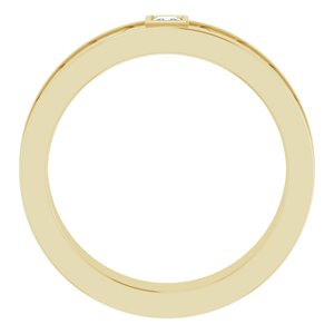 14K Yellow 1/10 CTW Natural Diamond Design Band - BN & CO JEWELRY