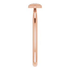 14K Rose Natural White Sapphire Stackable Evil Eye Ring - BN & CO JEWELRY