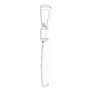 14K White .01 CT Natural Diamond Cross Pendant - BN & CO JEWELRY