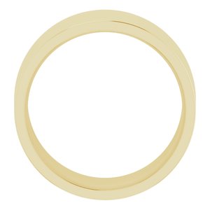 14K Yellow 9 mm Flat Comfort Fit Light Band Size 10 - BN & CO JEWELRY