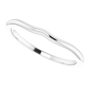 Platinum Band for 4.4 mm Round Ring - BN & CO JEWELRY