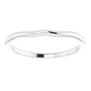 Platinum Band for 4.4 mm Round Ring - BN & CO JEWELRY