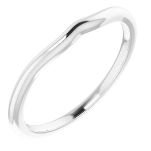 Platinum Band for 4.4 mm Round Ring - BN & CO JEWELRY