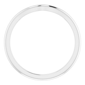Platinum Band for 4.4 mm Round Ring - BN & CO JEWELRY