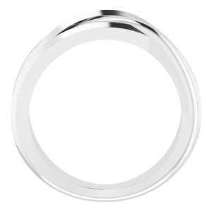 14K White Negative Space Freeform Ring - BN & CO JEWELRY