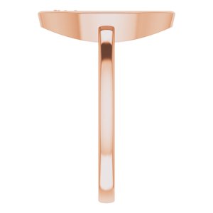 14K Rose .01 CTW Diamond Open Circle Cluster Ring - BN & CO JEWELRY