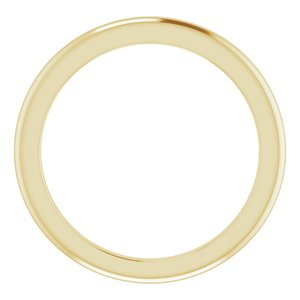 18K Yellow Band for 9x4.5 mm Marquise Ring - BN & CO JEWELRY
