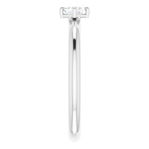 14K White 1/6 CTW Diamond Solitaire Ring - BN & CO JEWELRY