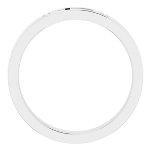 Sterling Silver .03 CTW Natural Diamond Pierced Cross Stackable Ring - BN & CO JEWELRY