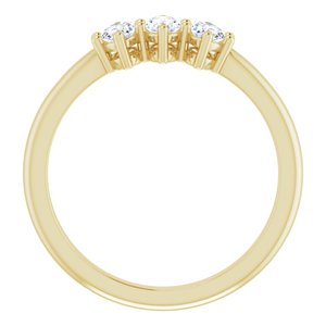 14K Yellow 3/4 CTW Lab-Grown Diamond Anniversary Band - BN & CO JEWELRY