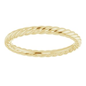 18K Yellow Band for 8x6 mm Oval Ring - BN & CO JEWELRY