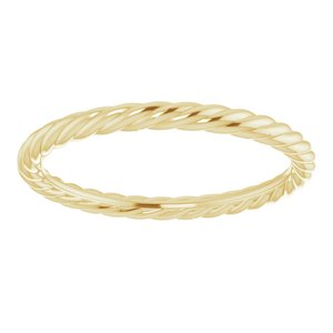 14K Yellow Band for 4.1 mm Round Ring - BN & CO JEWELRY
