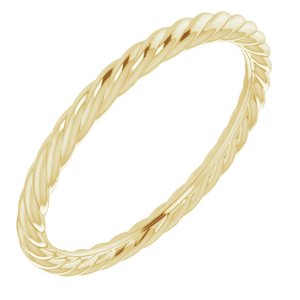 14K Yellow Band for 4.1 mm Round Ring - BN & CO JEWELRY
